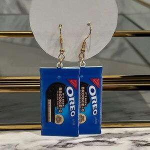 Oreo Snack Pack Dangle Earrings